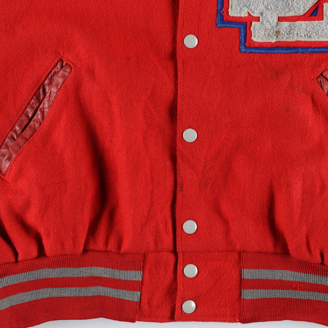 00'S HOLLOWAY Wool Stadium Jacket Award Jacket Varsity Jacket Made in USA Men's XL /eaa395132