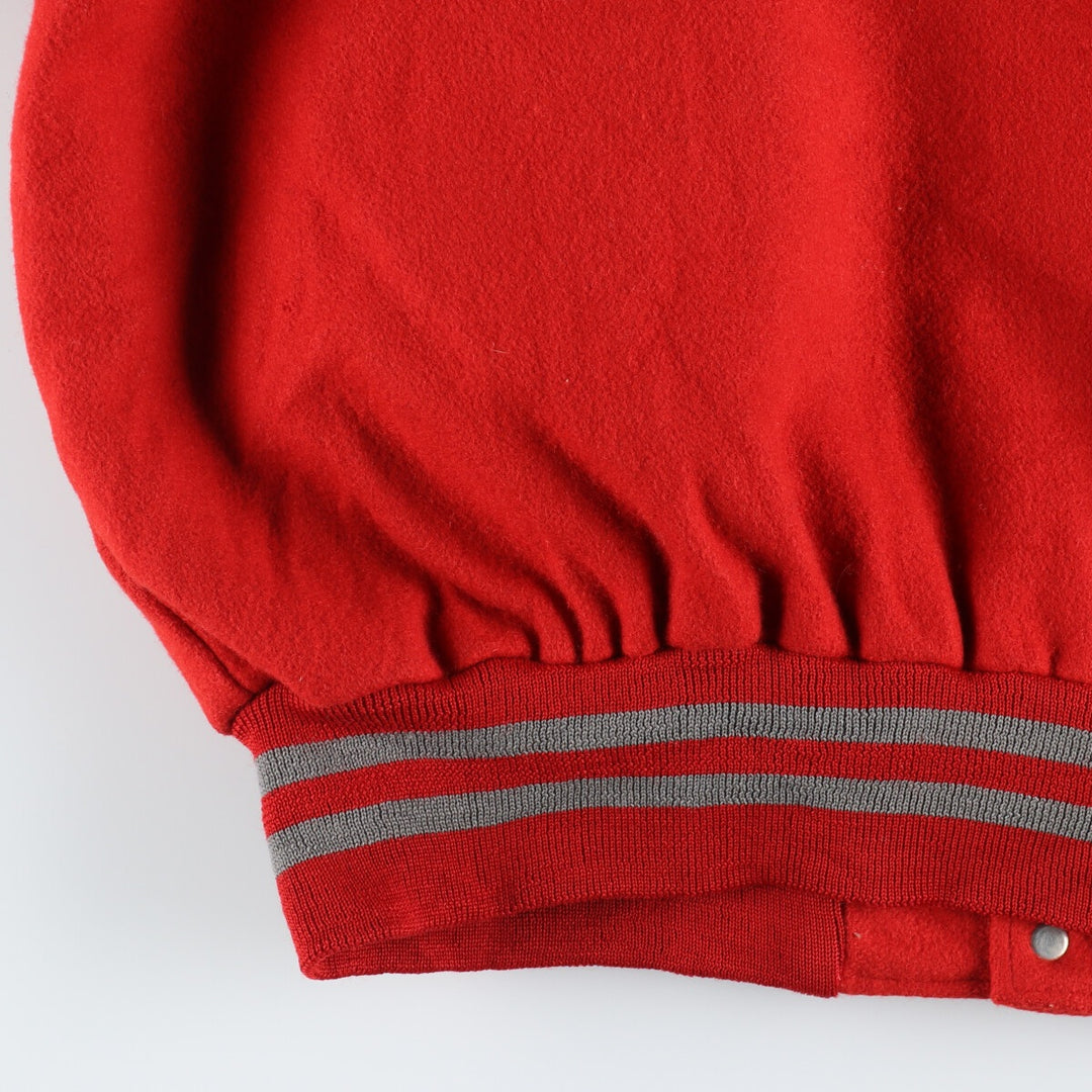 00'S HOLLOWAY Wool Stadium Jacket Award Jacket Varsity Jacket Made in USA Men's XL /eaa395132