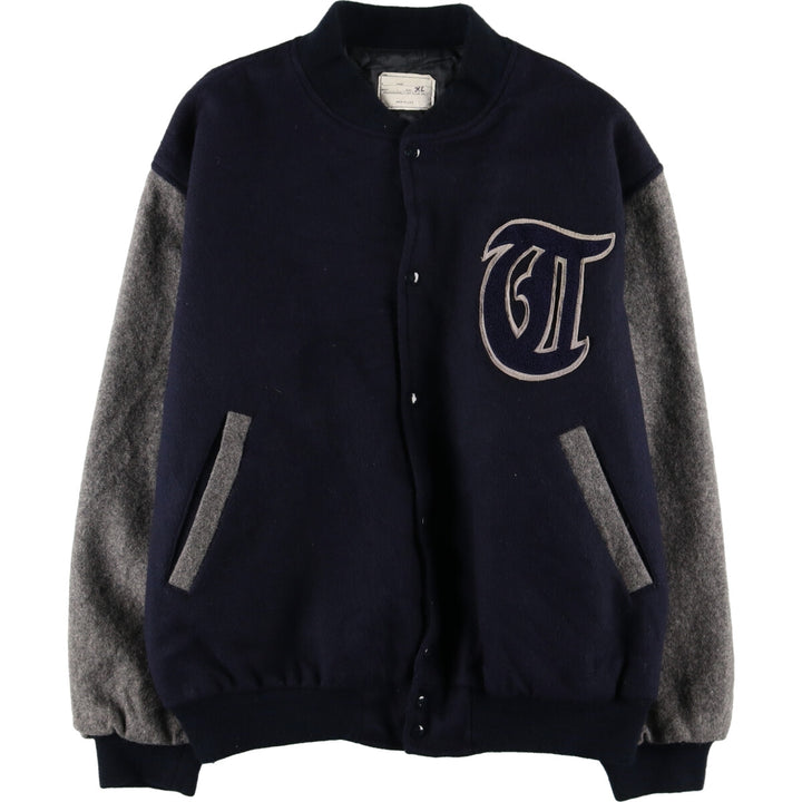 ~90'S UNKNOWN Wool Stadium Jacket Award Jacket Varsity Jacket Made in USA Men's XL Vintage /eaa395134