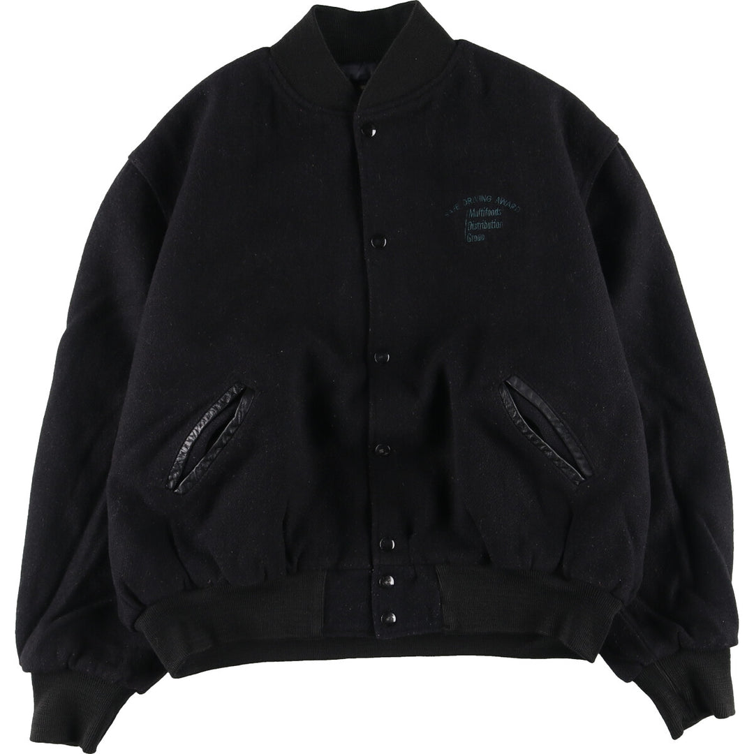 90s~ HOLLOWAY Wool Stadium Jacket Award Jacket Varsity Jacket Made in USA Men's XL Vintage /eaa395416