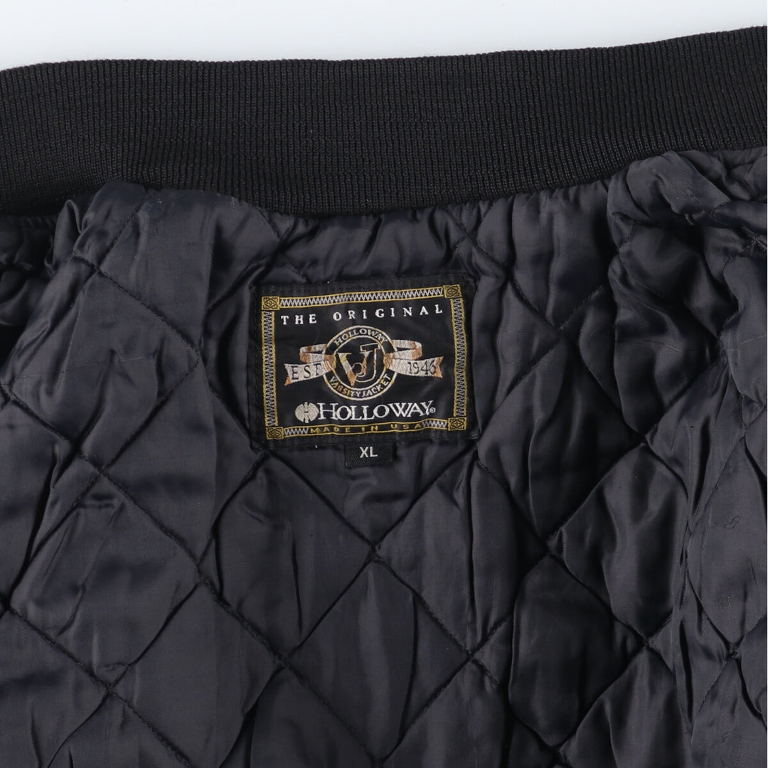 90s~ HOLLOWAY Wool Stadium Jacket Award Jacket Varsity Jacket Made in USA Men's XL Vintage /eaa395416
