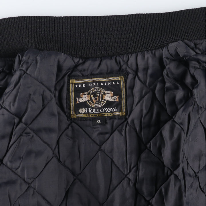 90s~ HOLLOWAY Wool Stadium Jacket Award Jacket Varsity Jacket Made in USA Men's XL Vintage /eaa395416