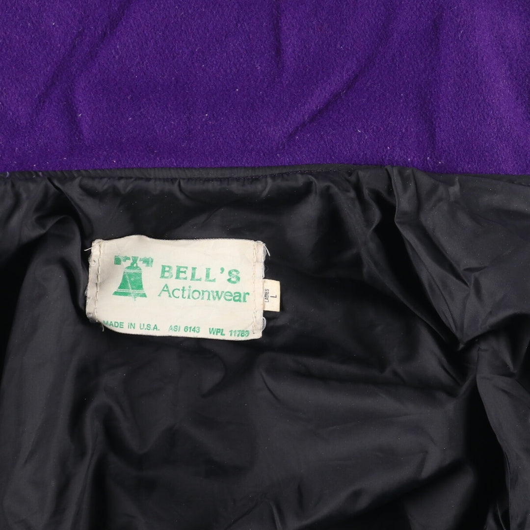 90'S BELL'S Actionwear Wool Stadium Jacket Award Jacket Varsity Jacket Made in USA Women's L Vintage /eaa395446