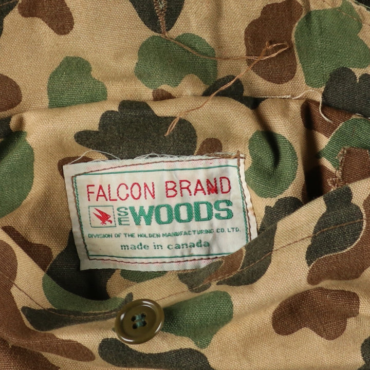 70's SE WOODS FALCON BRAND Duck Hunting Jacket Made in Canada Men's L Vintage /eaa395480