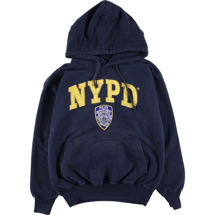 City of New York NYPD New York Police Department Sweatshirt Pullover Hoodie Men's L /eaa395633