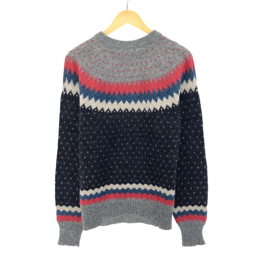 WOOLRICH All-over print Nordic sweater for men, L /eaa395897