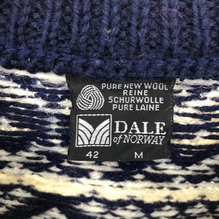 80'S DALE OF NORWAY all-over print Nordic sweater, women's, M, vintage /eaa395899