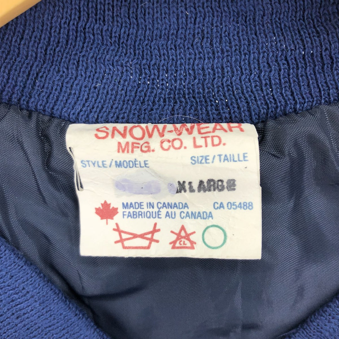 SNOW-WEAR MFG. CO. Quilted vest made in Canada Men's XL /eaa395927