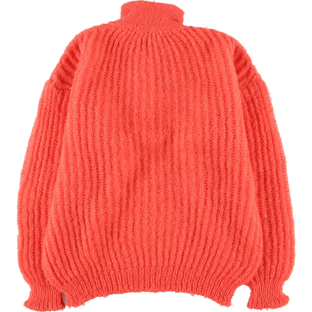 Robinsons RED BAG Collared Mohair Blend Wool Knit Half Button Sweater Made in Italy Women's M Vintage [Elle] /eaa395944