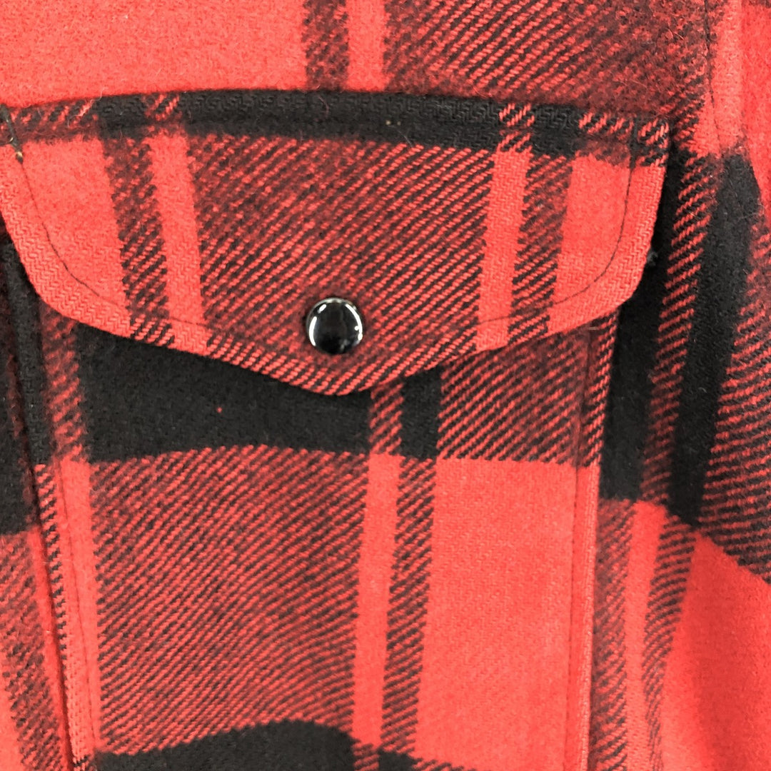 70'S Pendleton Check Pattern Mackinaw Jacket Wool Hunting Jacket Made in USA Men's M Vintage /eaa396057