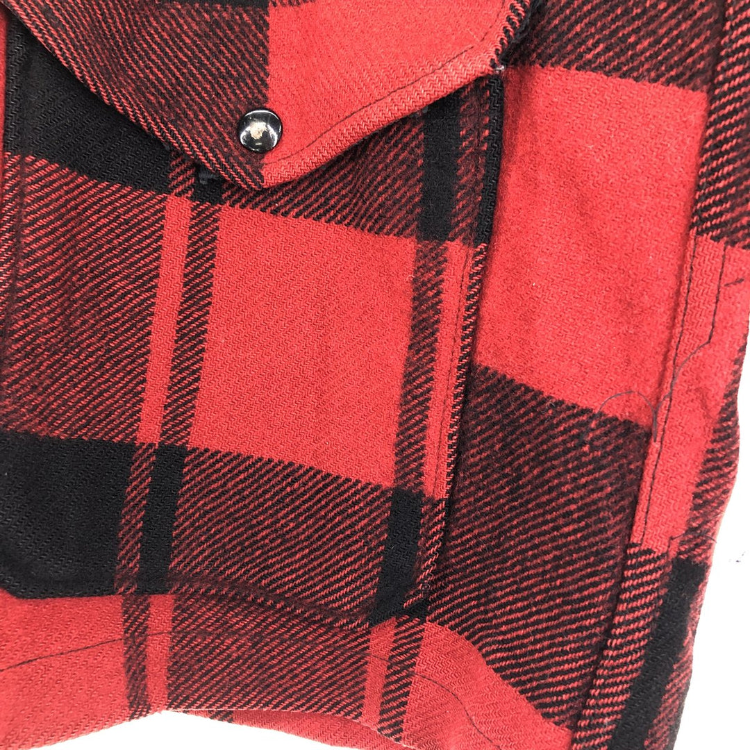 70'S Pendleton Check Pattern Mackinaw Jacket Wool Hunting Jacket Made in USA Men's M Vintage /eaa396057