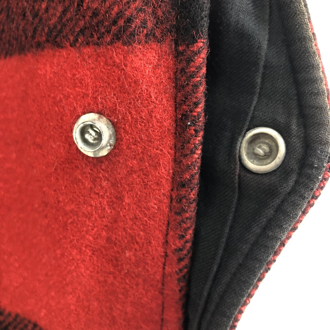 70'S Pendleton Check Pattern Mackinaw Jacket Wool Hunting Jacket Made in USA Men's M Vintage /eaa396057