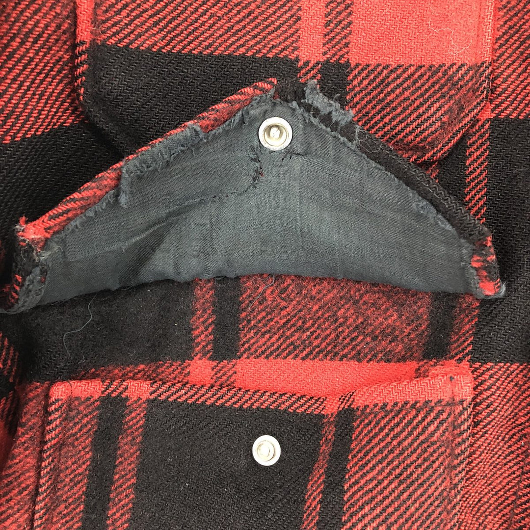 70'S Pendleton Check Pattern Mackinaw Jacket Wool Hunting Jacket Made in USA Men's M Vintage /eaa396057