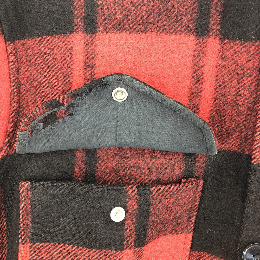 70'S Pendleton Check Pattern Mackinaw Jacket Wool Hunting Jacket Made in USA Men's M Vintage /eaa396057