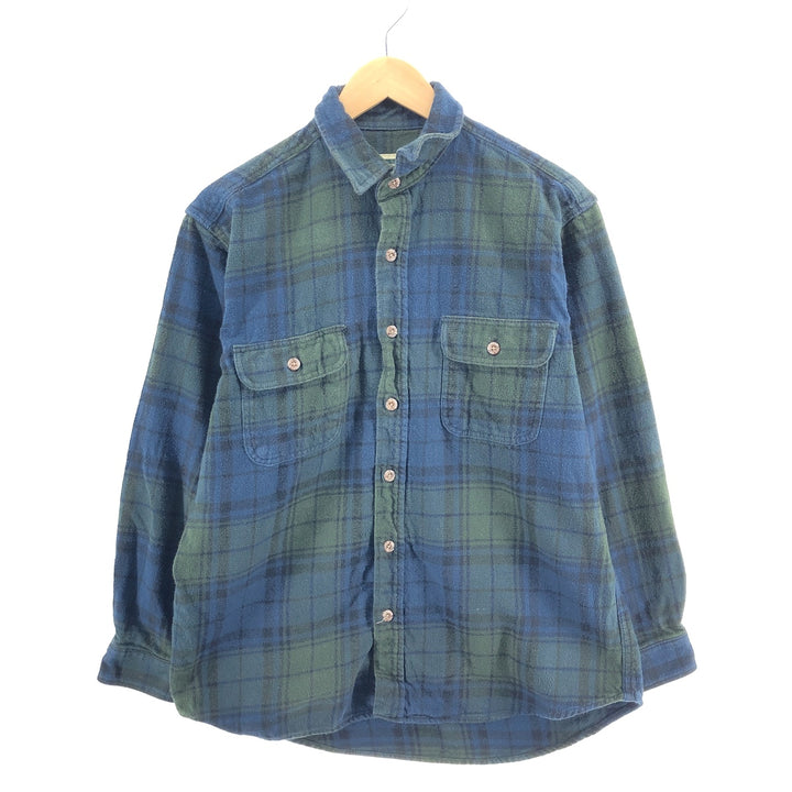 FIELD STREAM Long Sleeve Flannel Check Shirt Men's L /eaa396245