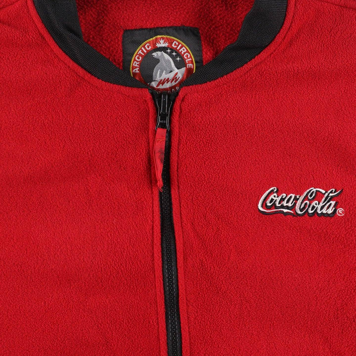 AECTIC CIRCLE COCA-COLA Fleece Jacket Men's XL /eaa396415