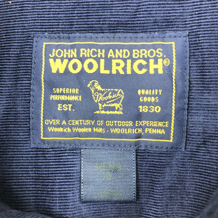 WOOLRICH Long Sleeve Corduroy Shirt Men's XL /eaa396582