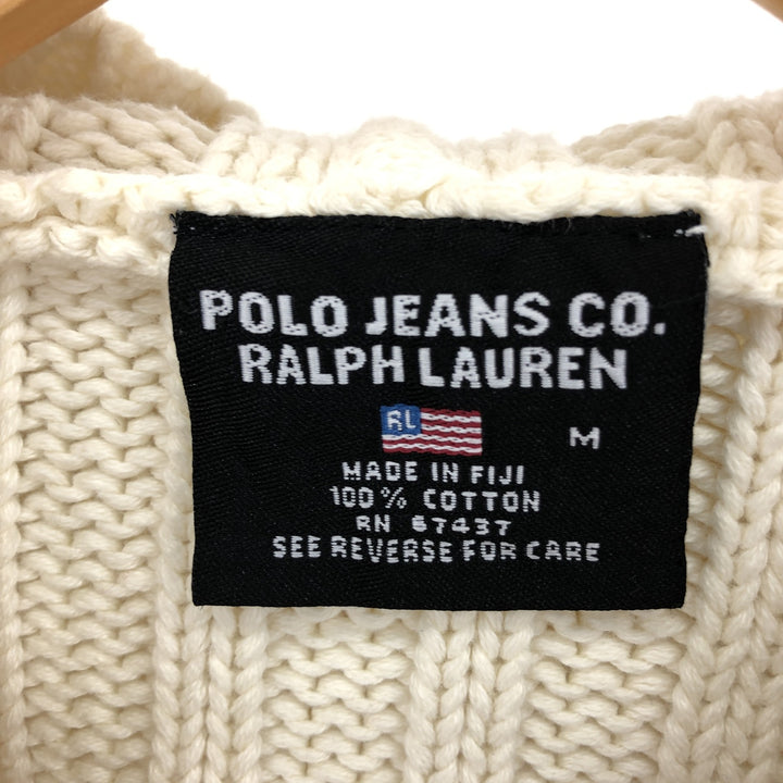 Ralph Lauren POLO JEANS COMPANY Stars and Stripes Ribbed Knit Hoodie Women's S /eaa396667