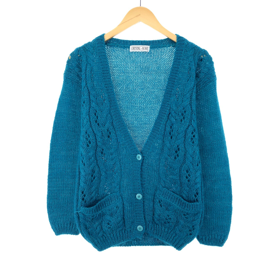 CRYSTAL KOBE Mohair Knit Cardigan Women's S /eaa396762