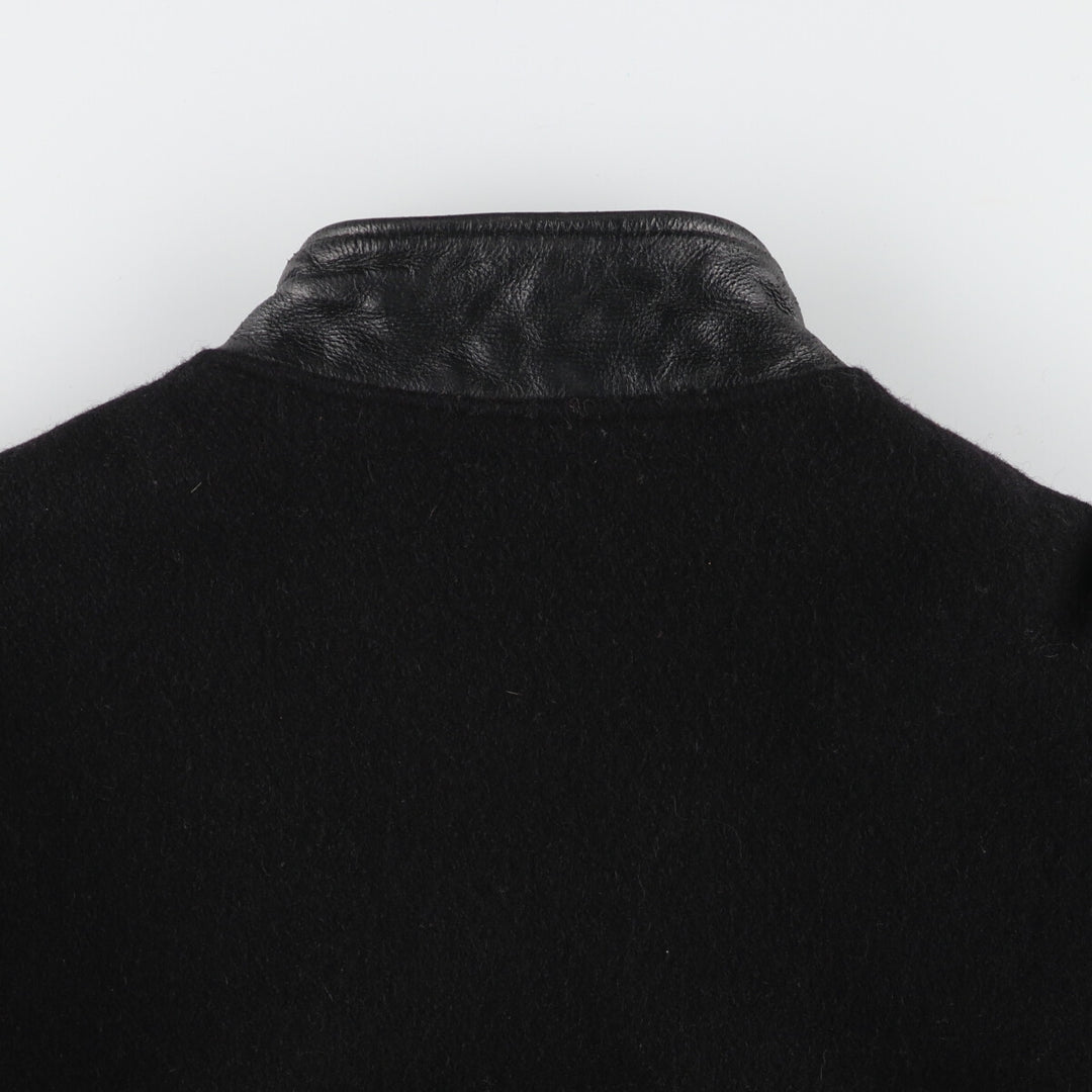 WOLFF OF CANADA Leather Sleeve Wool Varsity Jacket Award Jacket Varsity Jacket Made in Canada Men's XXL /eaa396982