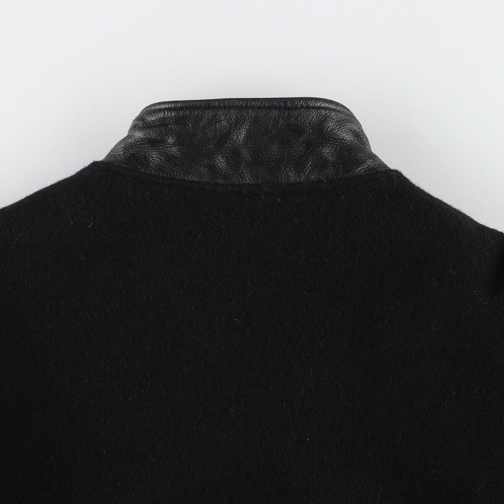 WOLFF OF CANADA Leather Sleeve Wool Varsity Jacket Award Jacket Varsity Jacket Made in Canada Men's XXL /eaa396982