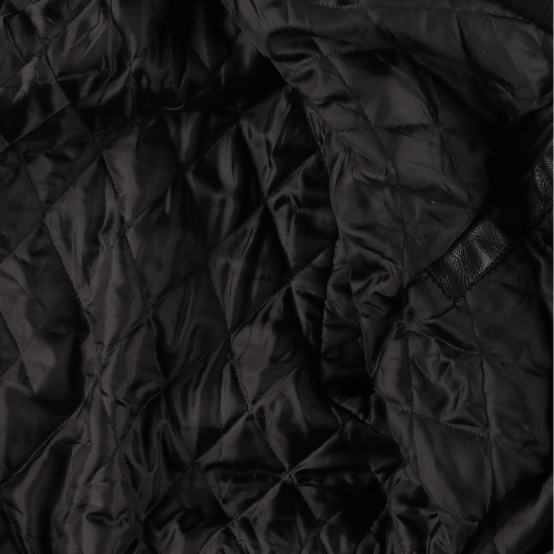 WOLFF OF CANADA Leather Sleeve Wool Varsity Jacket Award Jacket Varsity Jacket Made in Canada Men's XXL /eaa396982