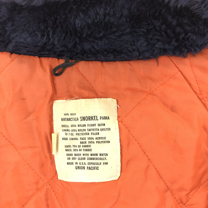 70s~80'S UNION PACIFIC Union Pacific Railroad padded parka made in USA men's L /eaa397049