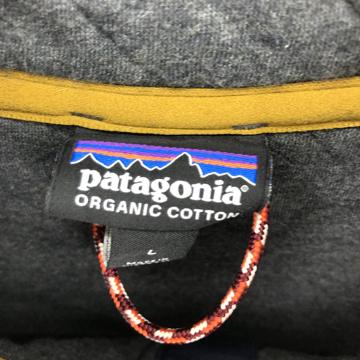 Patagonia ORGANIC COTTON 25371FA16 fleece pullover, made in 2016, men's L /eaa397061