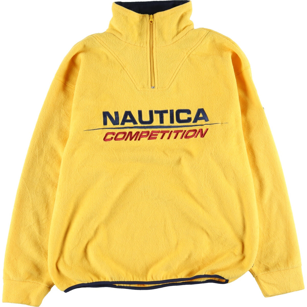 90'S NAUTICA fleece pullover made in USA, men's XL, vintage /eaa397072