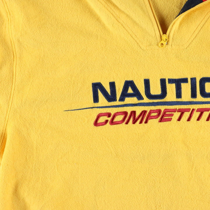 90'S NAUTICA fleece pullover made in USA, men's XL, vintage /eaa397072