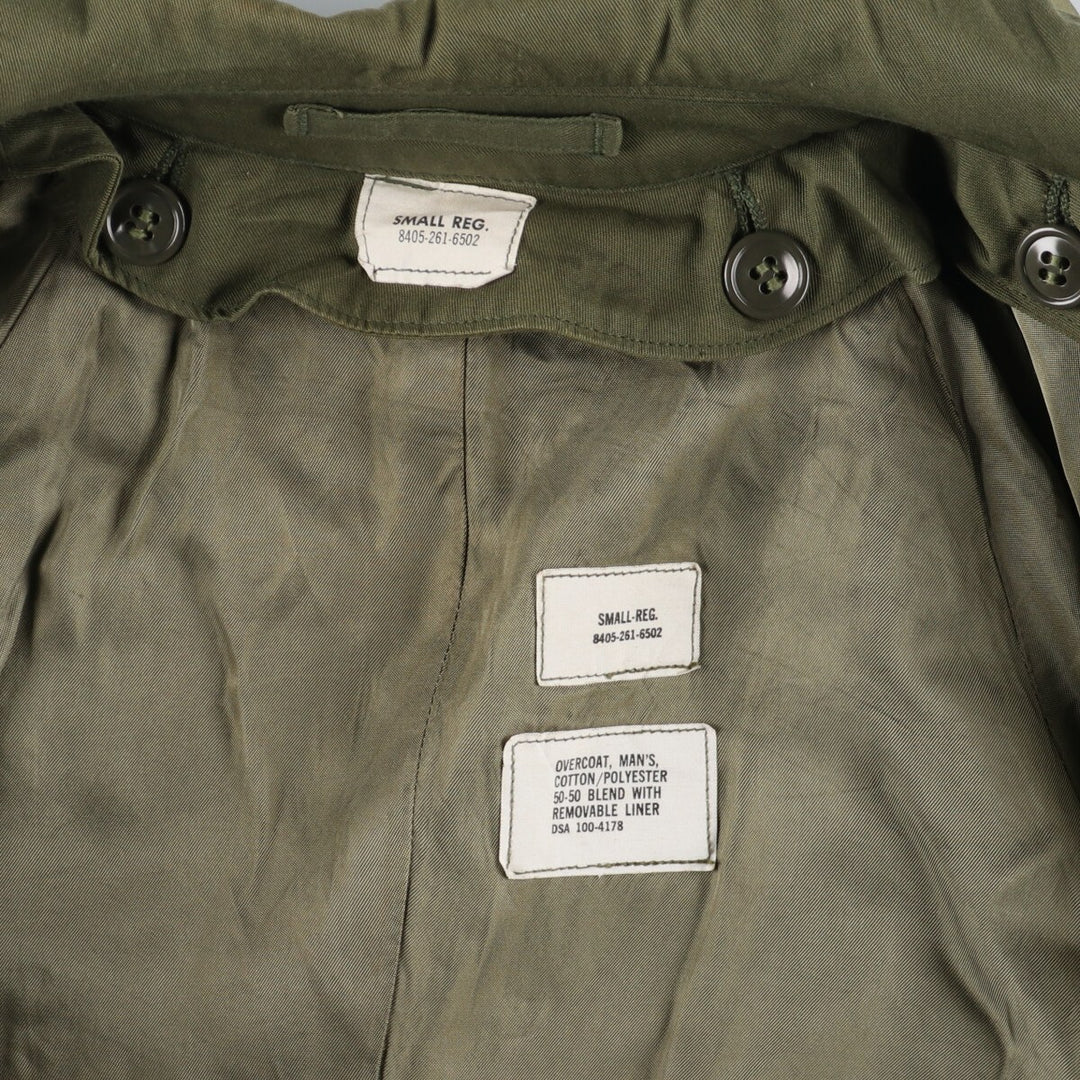 50'S US Army genuine M-1954 military overcoat made in USA SMALL-REG men's S vintage /eaa397309