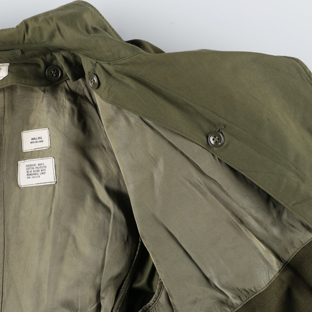 50'S US Army genuine M-1954 military overcoat made in USA SMALL-REG men's S vintage /eaa397309