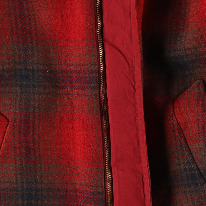 50s-60'S Pendleton Check Pattern Reversible Wool Jacket Men's XL Vintage /eaa397363