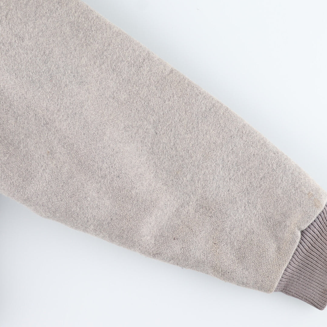 90'S CANADA Wool Stadium Jacket with Elbow Patches Award Jacket Varsity Jacket Made in Canada Men's XL /eaa397445