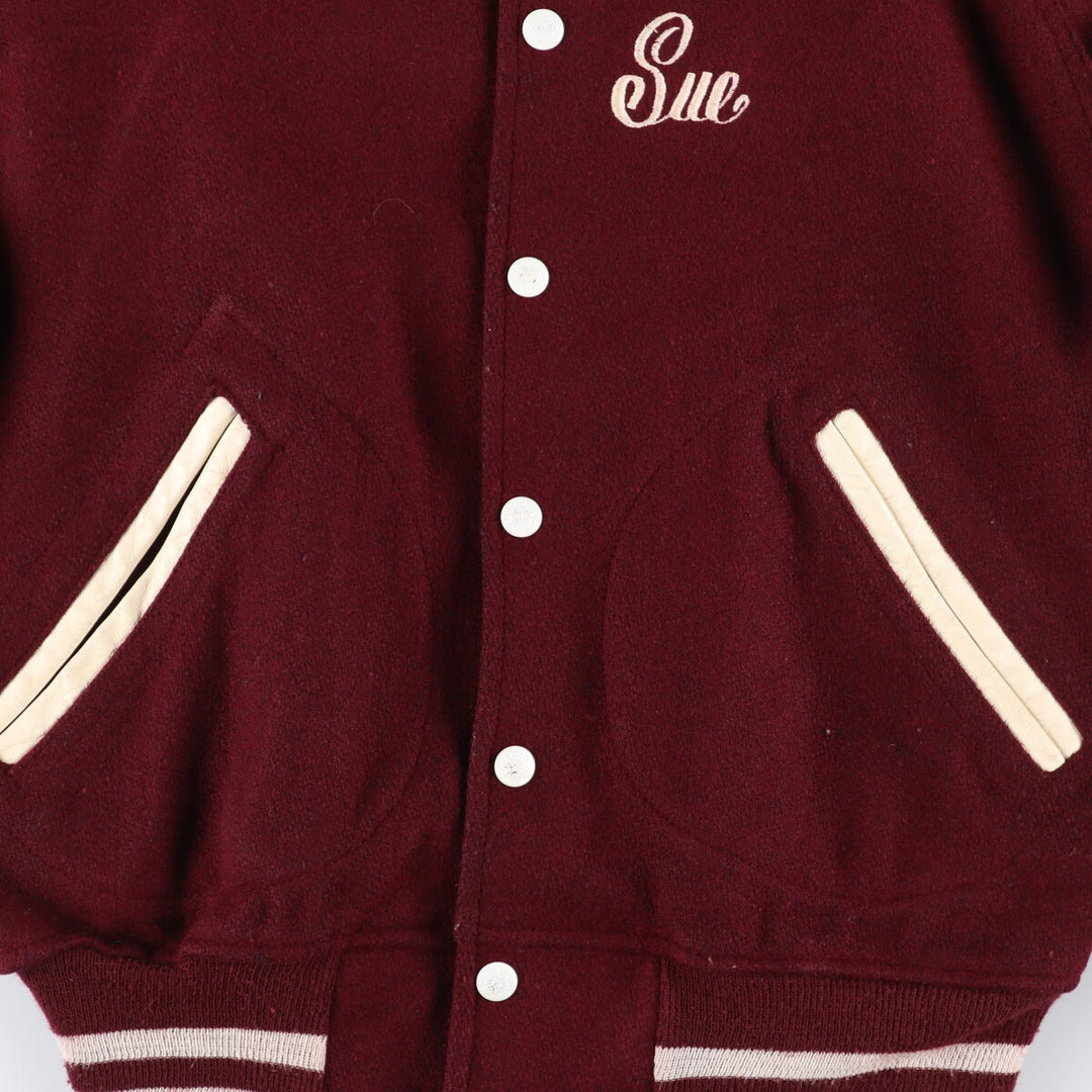 70'S MAPLE Wool Stadium Jacket Award Jacket Varsity Jacket Men's S Vintage /eaa397446