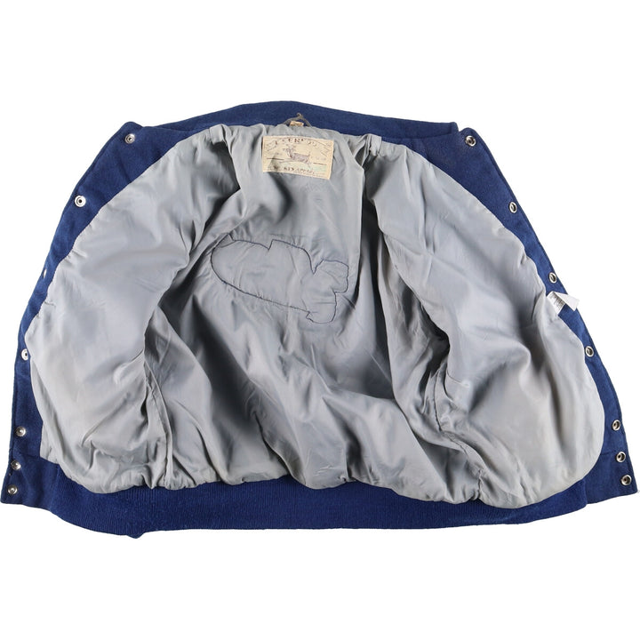 70'S DEERFOOT Collared Wool Varsity Jacket Award Jacket Made in USA Men's XL Vintage /eaa397447