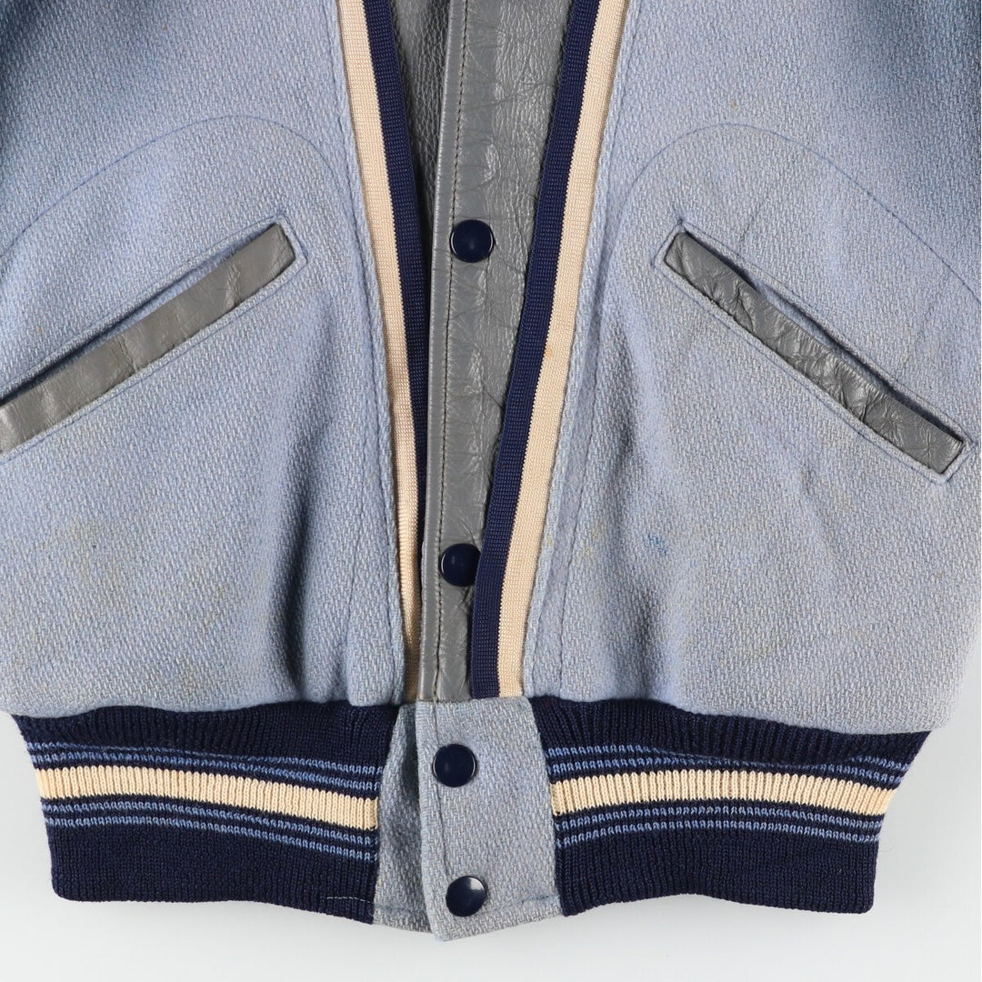 60'S FAB-KNIT Wool Stadium Jacket Award Jacket Varsity Jacket Men's XS Vintage /eaa397448