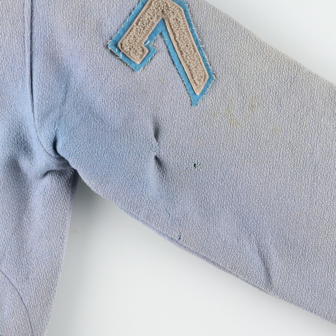 60'S FAB-KNIT Wool Stadium Jacket Award Jacket Varsity Jacket Men's XS Vintage /eaa397448