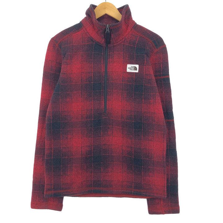 THE NORTH FACE Check Pattern Fleece Pullover Men's S / eaa397551