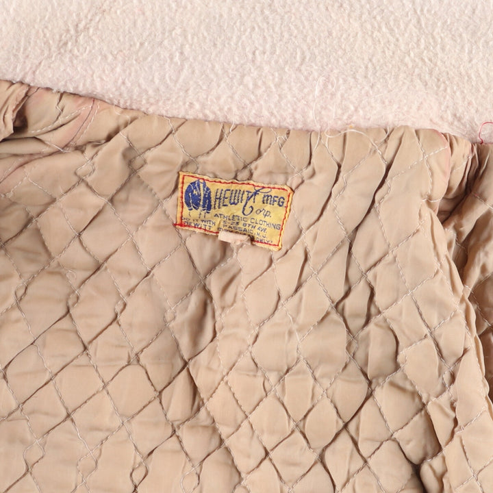 80'S HEWITT MFG Hooded Sailor Collar Wool Stadium Jacket Award Jacket Varsity Jacket Women's L /eaa397567