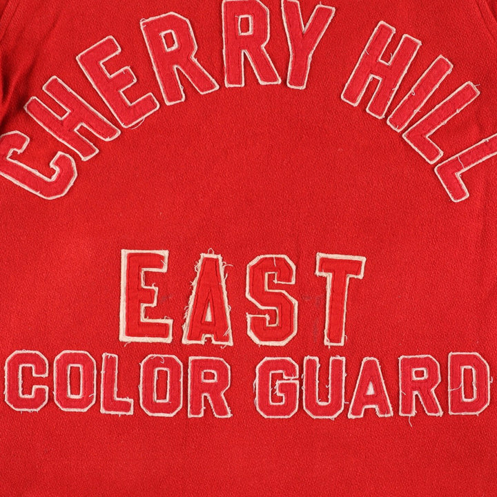 80'S HEWITT MFG Hooded Sailor Collar Wool Stadium Jacket Award Jacket Varsity Jacket Women's L /eaa397567