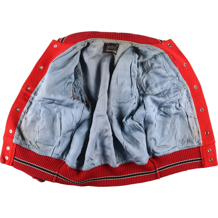60'S Whiting Sleeve Leather Wool Stadium Jacket Award Jacket Varsity Jacket Men's L Vintage /eaa397568