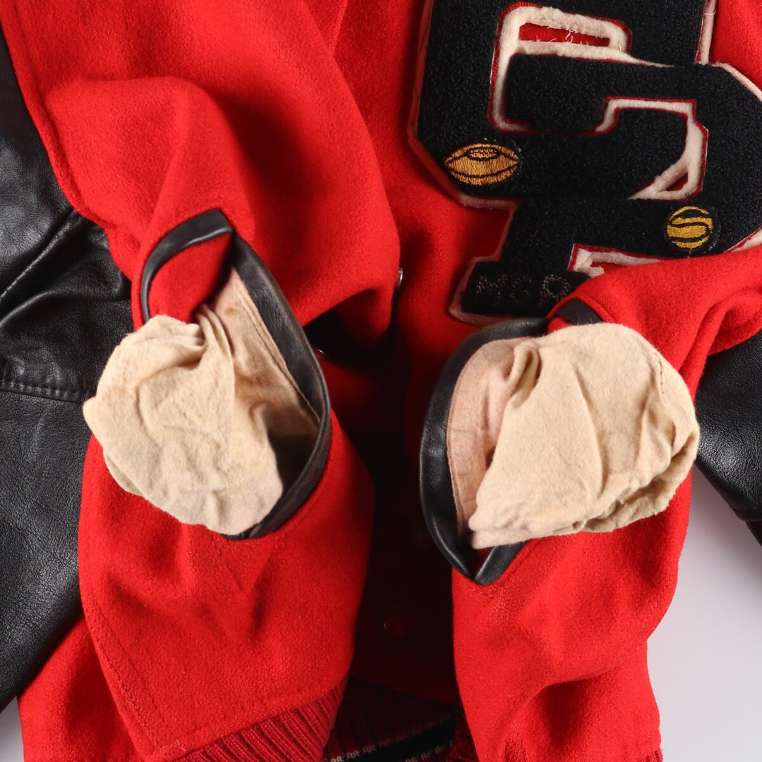 60'S Whiting Sleeve Leather Wool Stadium Jacket Award Jacket Varsity Jacket Men's L Vintage /eaa397568