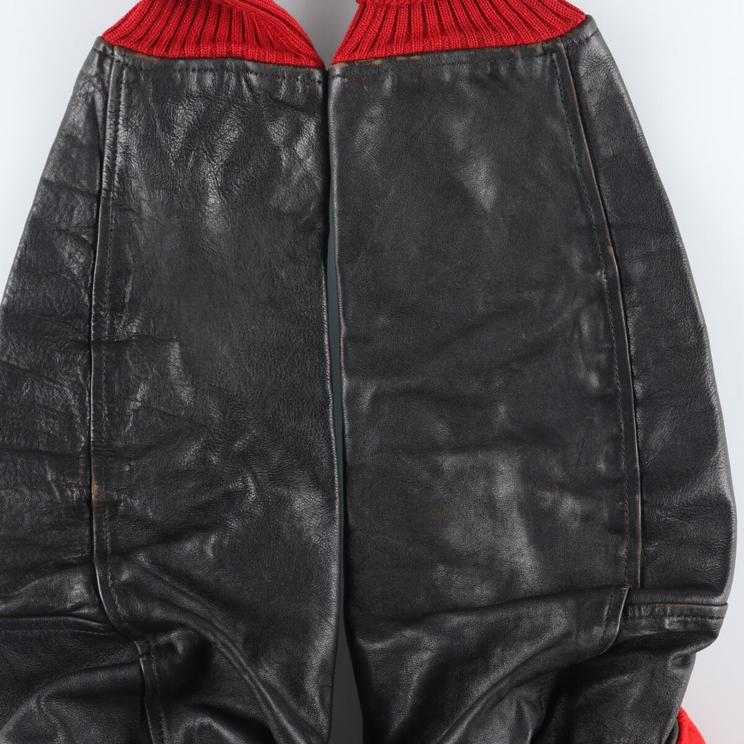 60'S Whiting Sleeve Leather Wool Stadium Jacket Award Jacket Varsity Jacket Men's L Vintage /eaa397568