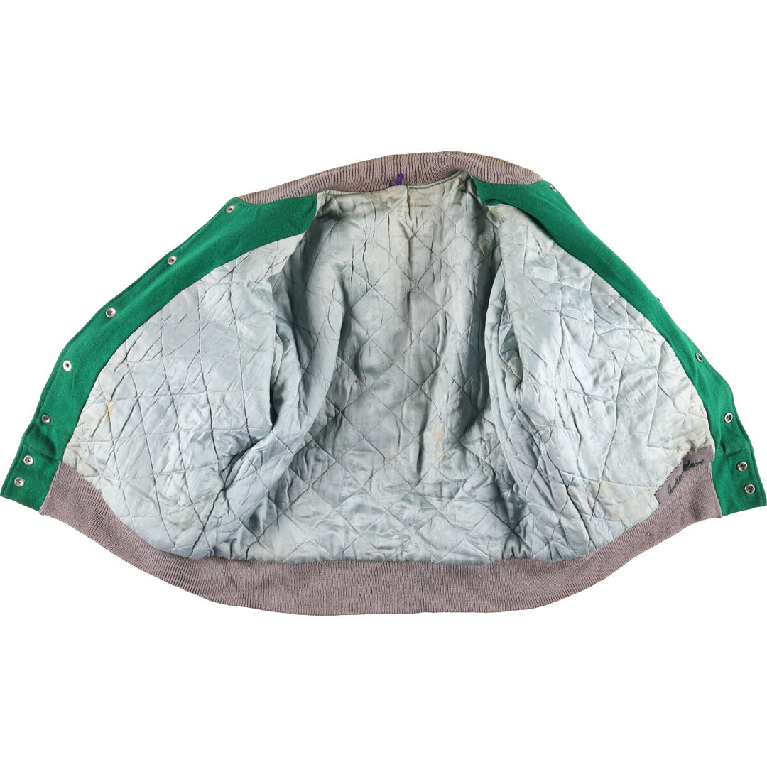 50s~60'S SPORT KING Leather Sleeve Wool Stadium Jacket Award Jacket Varsity Jacket Men's L Vintage /eaa397569