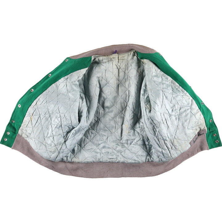 50s~60'S SPORT KING Leather Sleeve Wool Stadium Jacket Award Jacket Varsity Jacket Men's L Vintage /eaa397569