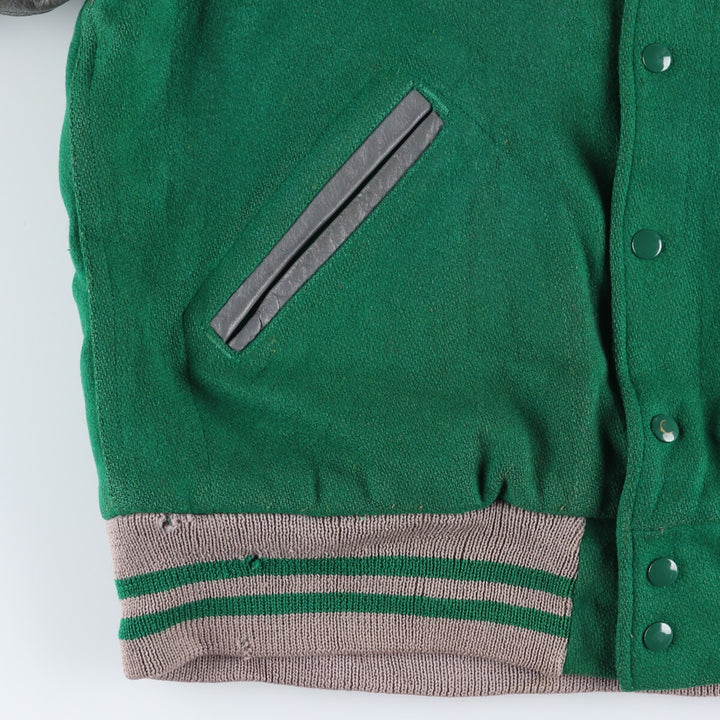 50s~60'S SPORT KING Leather Sleeve Wool Stadium Jacket Award Jacket Varsity Jacket Men's L Vintage /eaa397569