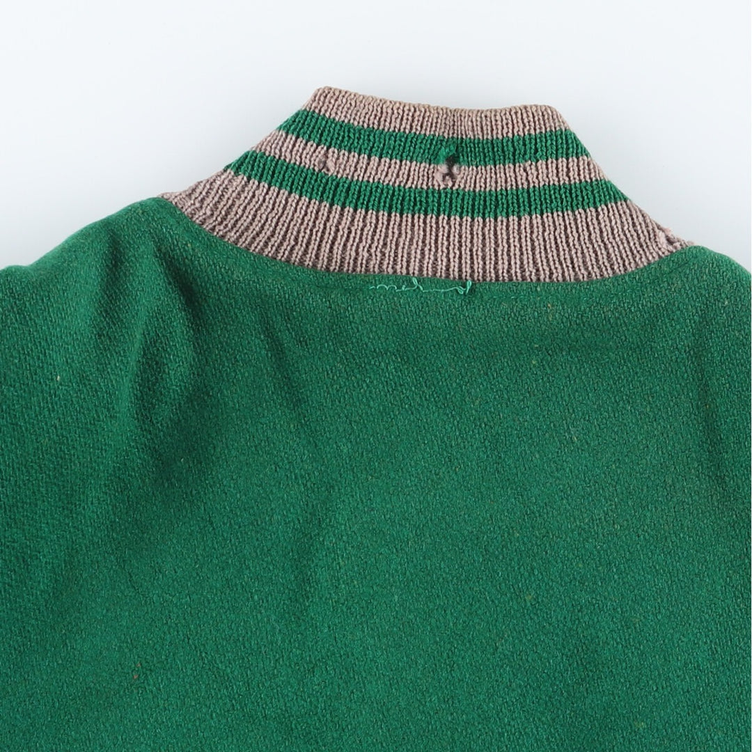 50s~60'S SPORT KING Leather Sleeve Wool Stadium Jacket Award Jacket Varsity Jacket Men's L Vintage /eaa397569