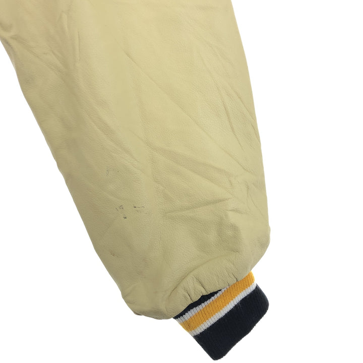 90'S ROCK CREEK ATHLETICS Wool Leather Sleeve Varsity Jacket Award Jacket Made in USA Men's XL /eaa397578