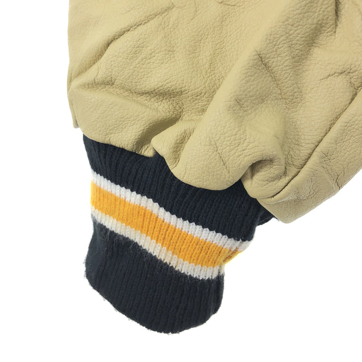 90'S ROCK CREEK ATHLETICS Wool Leather Sleeve Varsity Jacket Award Jacket Made in USA Men's XL /eaa397578